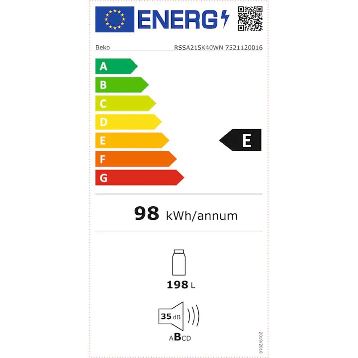 RSSA215K40WN BEKO