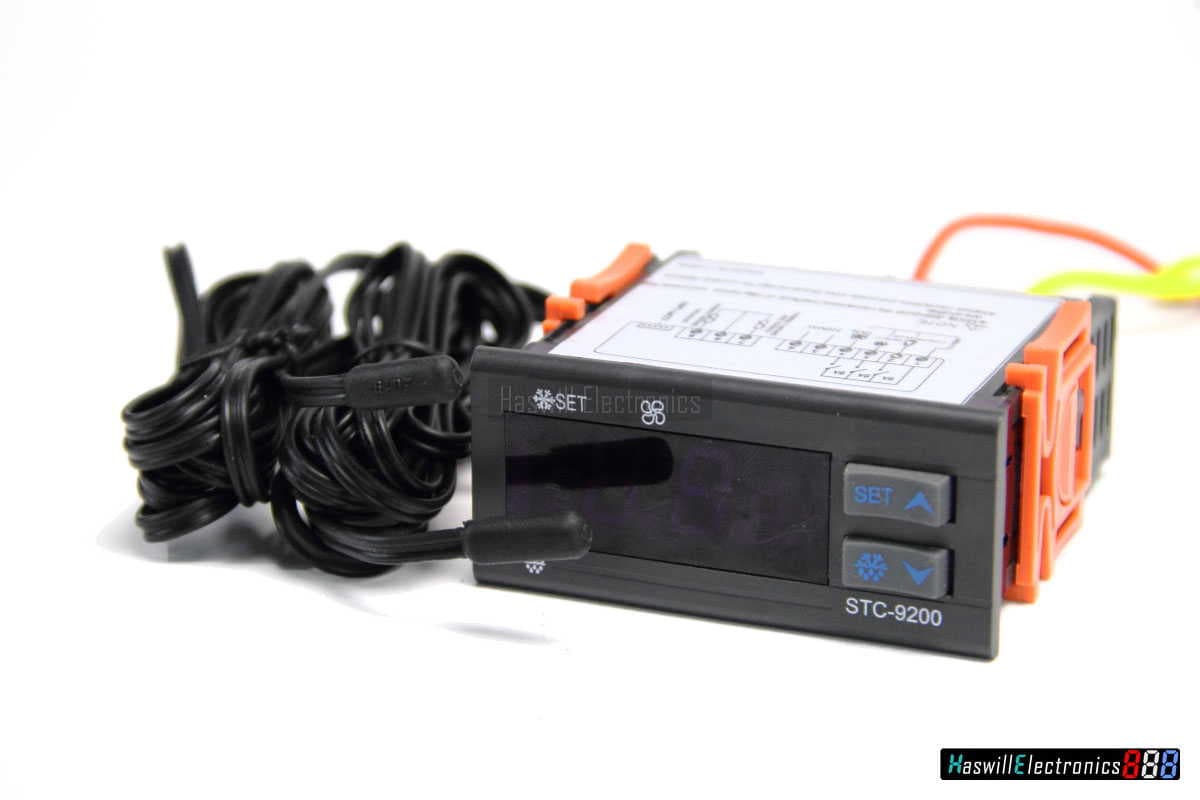 Termostat Elitech STC-9200 – panou frontal cu taste SET și dezghețare