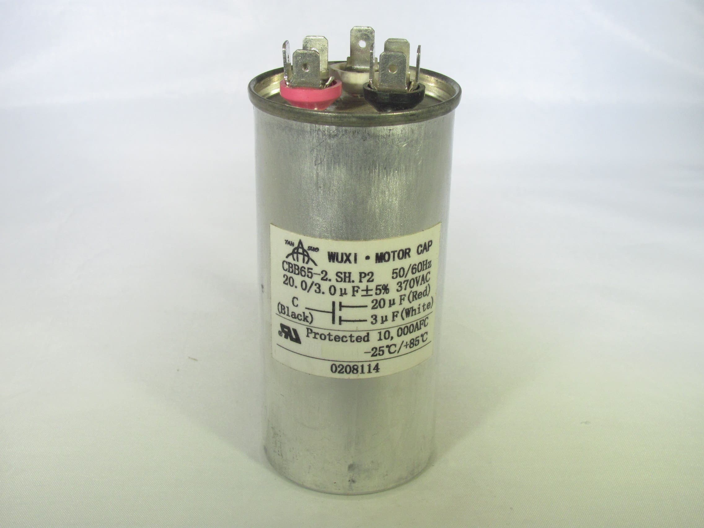 Condensator pornire compresor 75+6 µF, CBB65 dublu (compresor + ventilator)