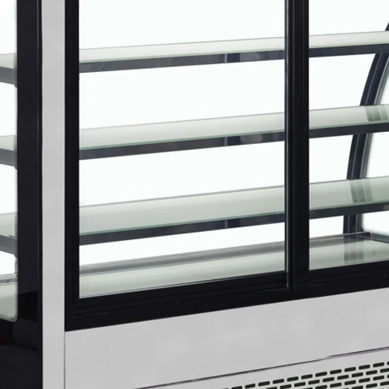 Vitrină frigorifică pentru cofetărie TEFCOLD LPD1200C/BLACK, 218 l, negru