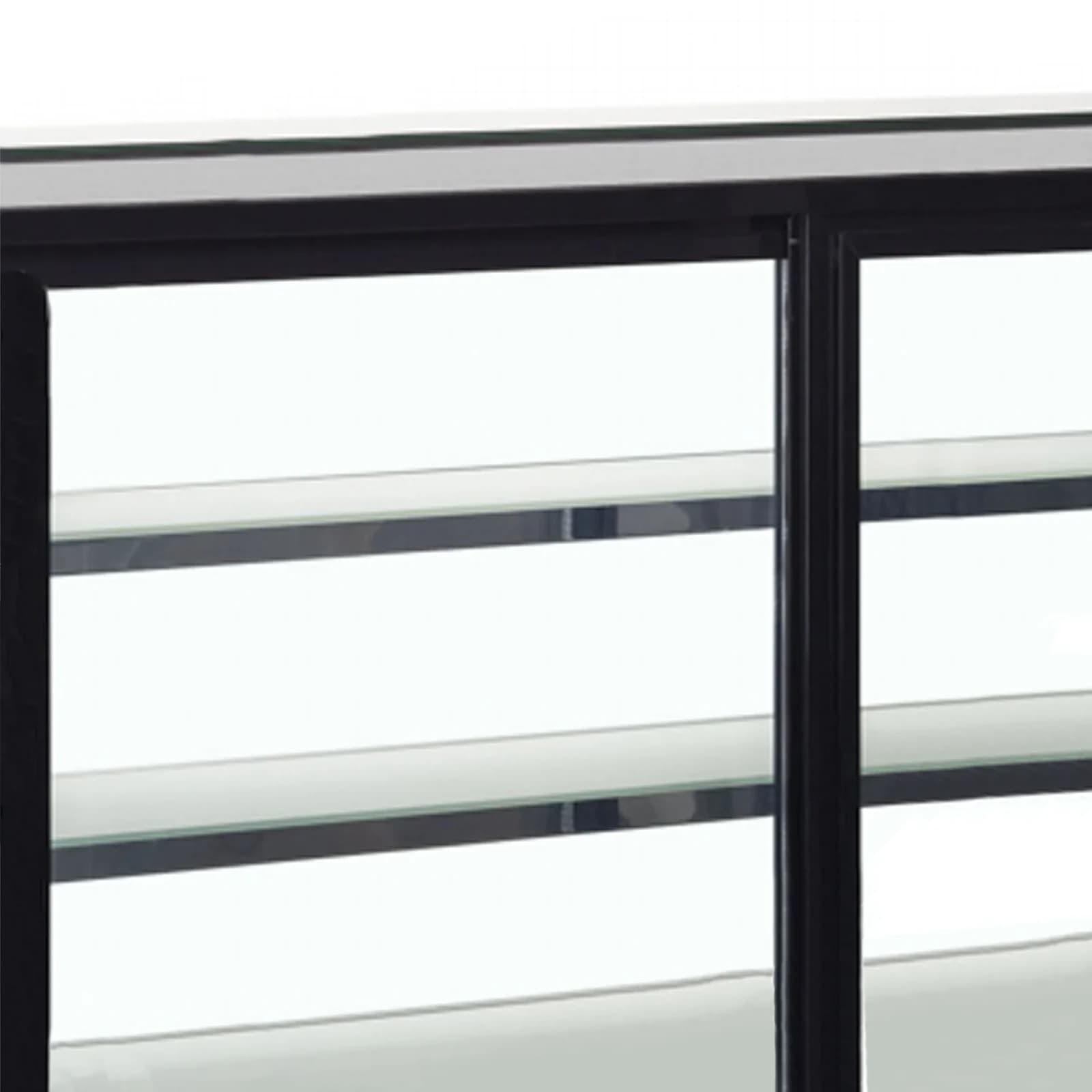 Vitrină frigorifică pentru cofetărie TEFCOLD LPD1500F/BLACK, 244 l, negru