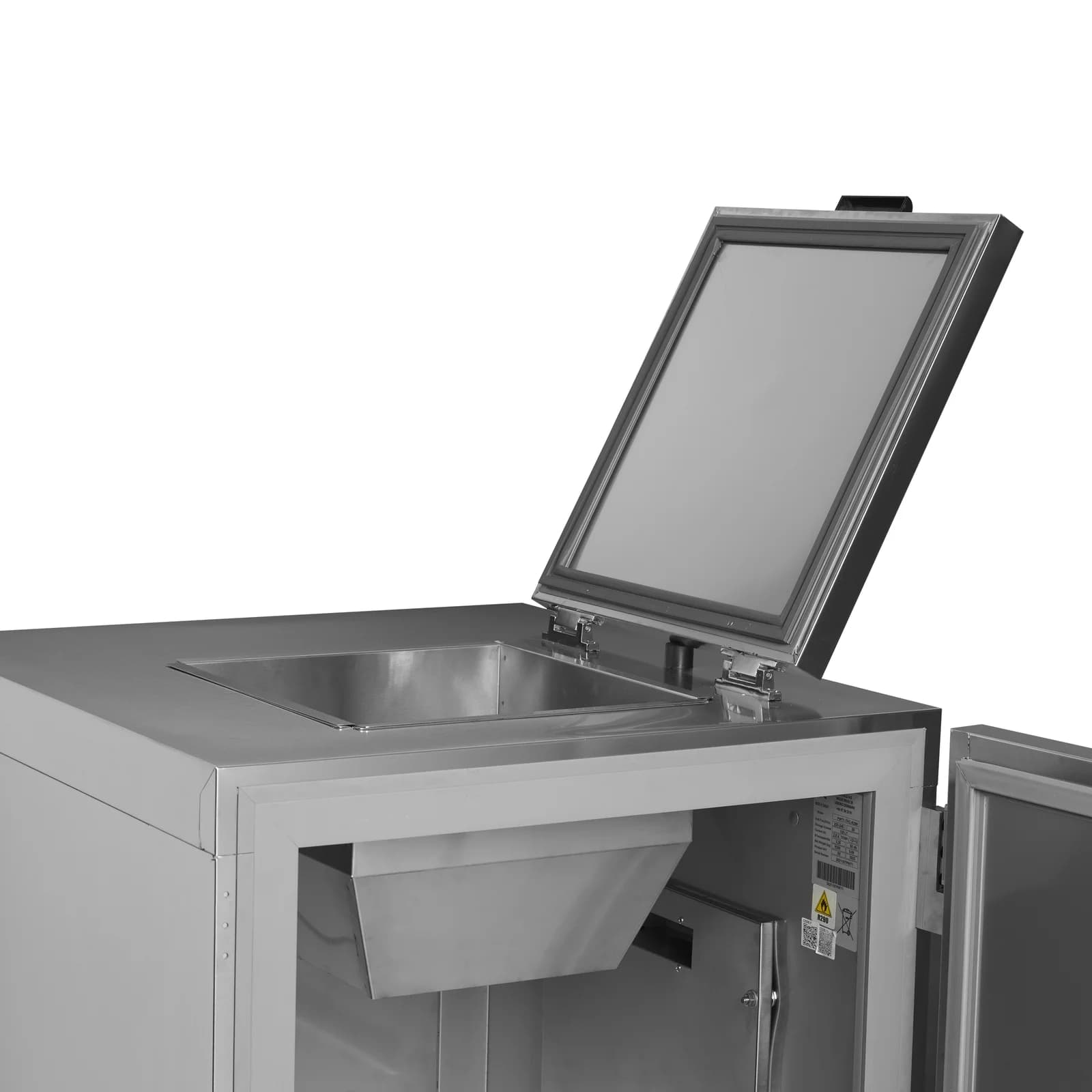 Răcitor pentru pubele de deșeuri TEFCOLD WBC 480, 2 uși batante, inox SS304