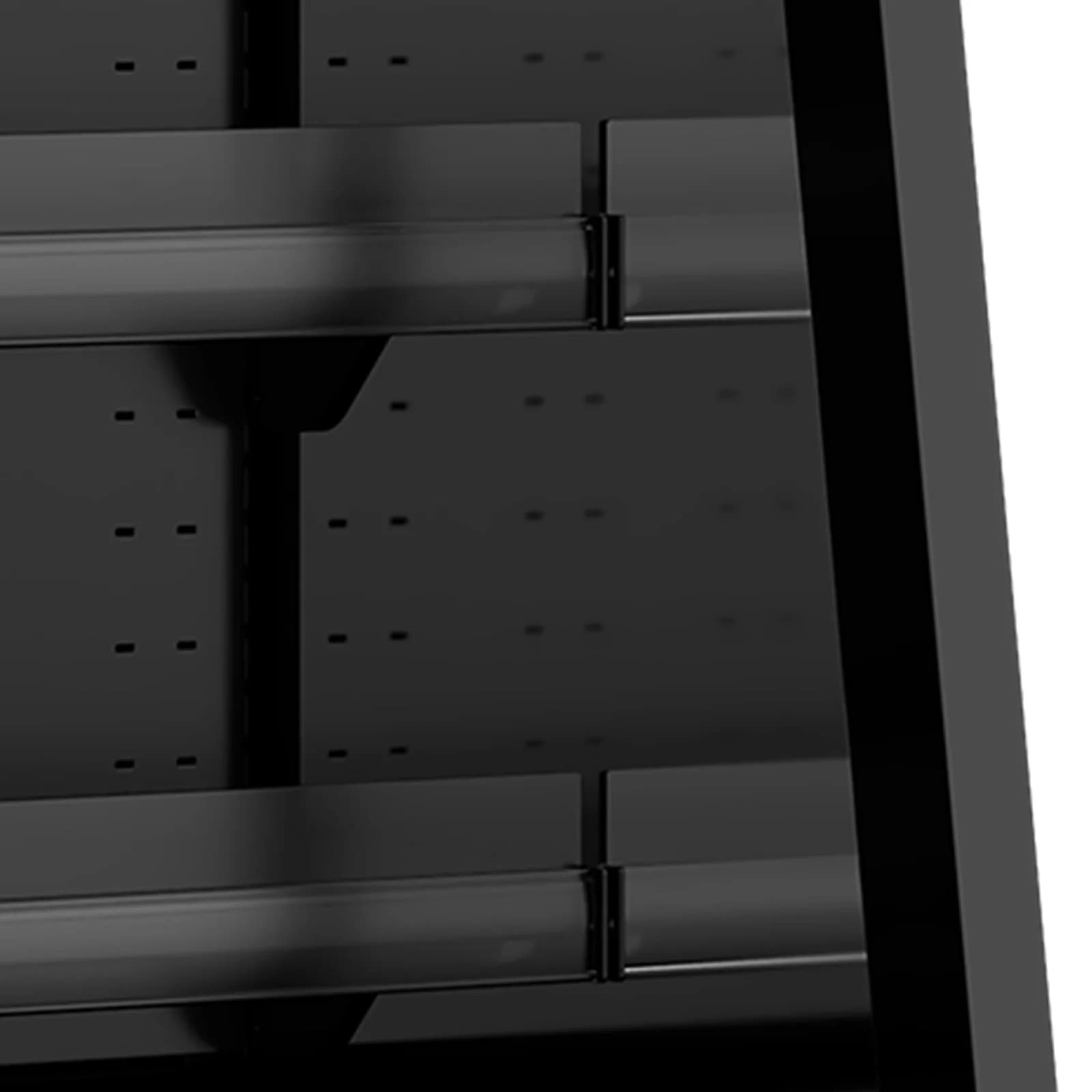 Raft frigorific multideck TEFCOLD Galaxy+ GPL14 Black HC, 1500 mm, front deschis