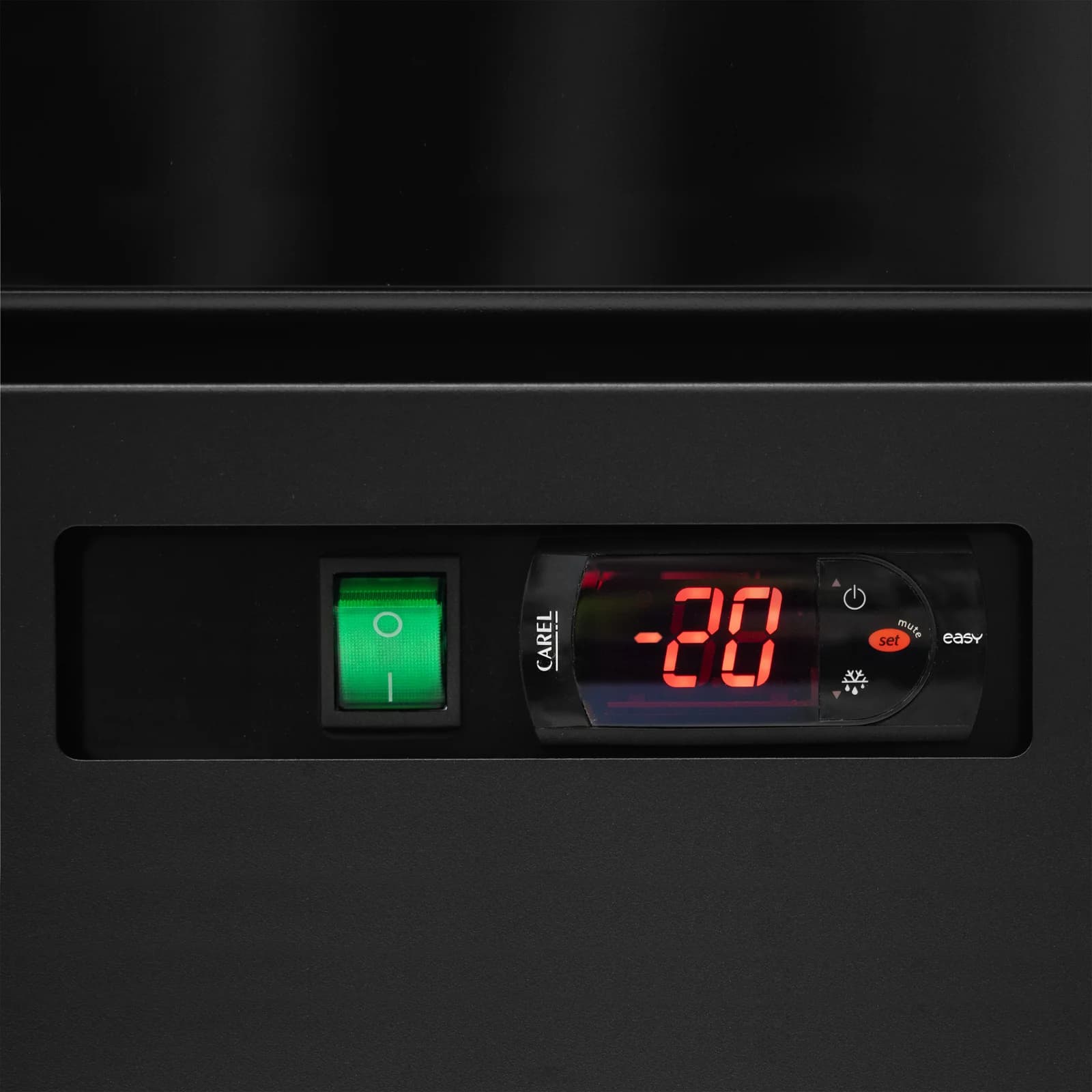 Congelator vertical TEFCOLD Atom Maxi F1DB, 390 l, 1 ușă batantă din sticlă