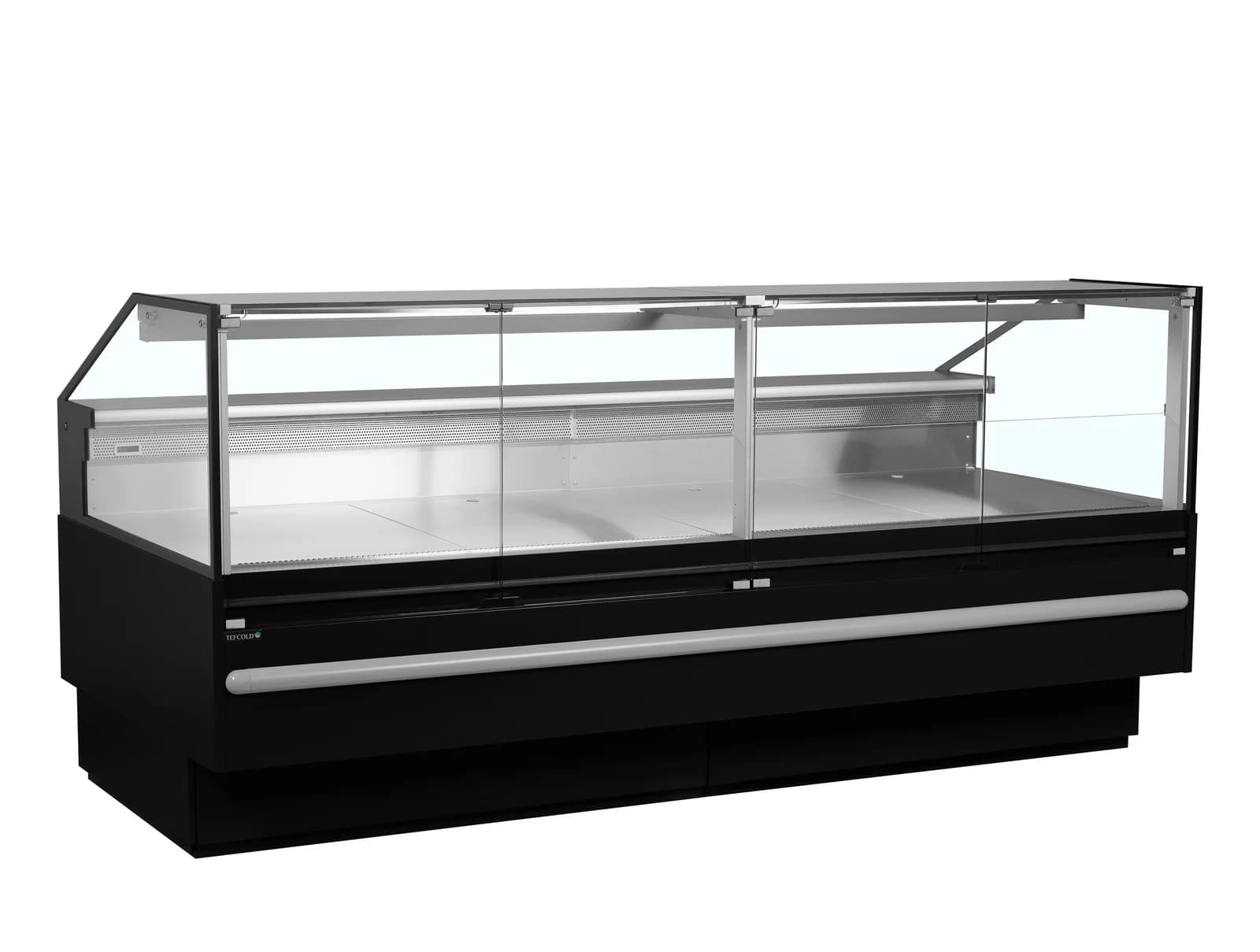 Vitrină frigorifică cu servire asistată TEFCOLD SOCB25082B, 2548 mm, neagră