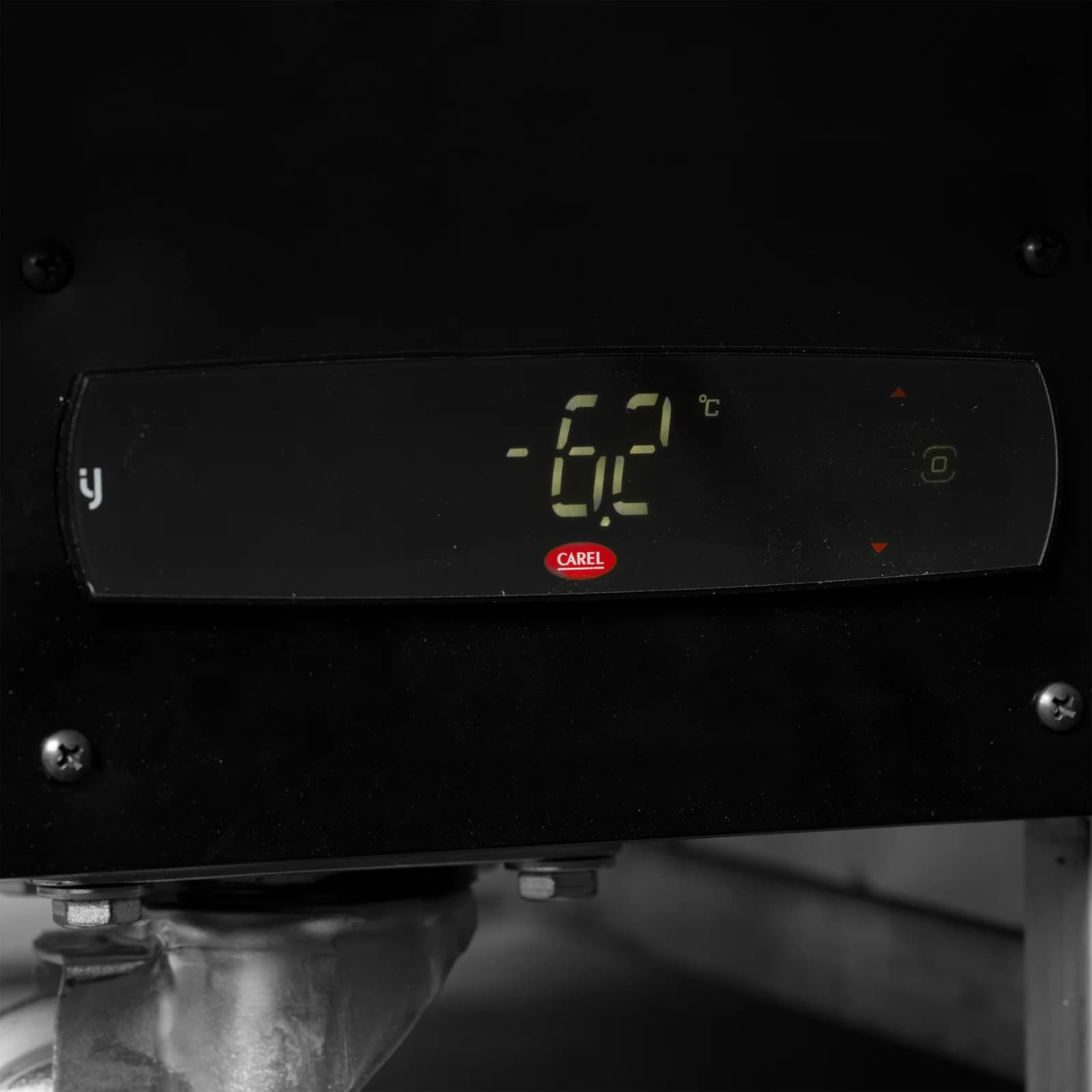 Insulă frigorifică TEFCOLD EIB-D1020-B1, 427 l, capace glisante din sticlă, neagră