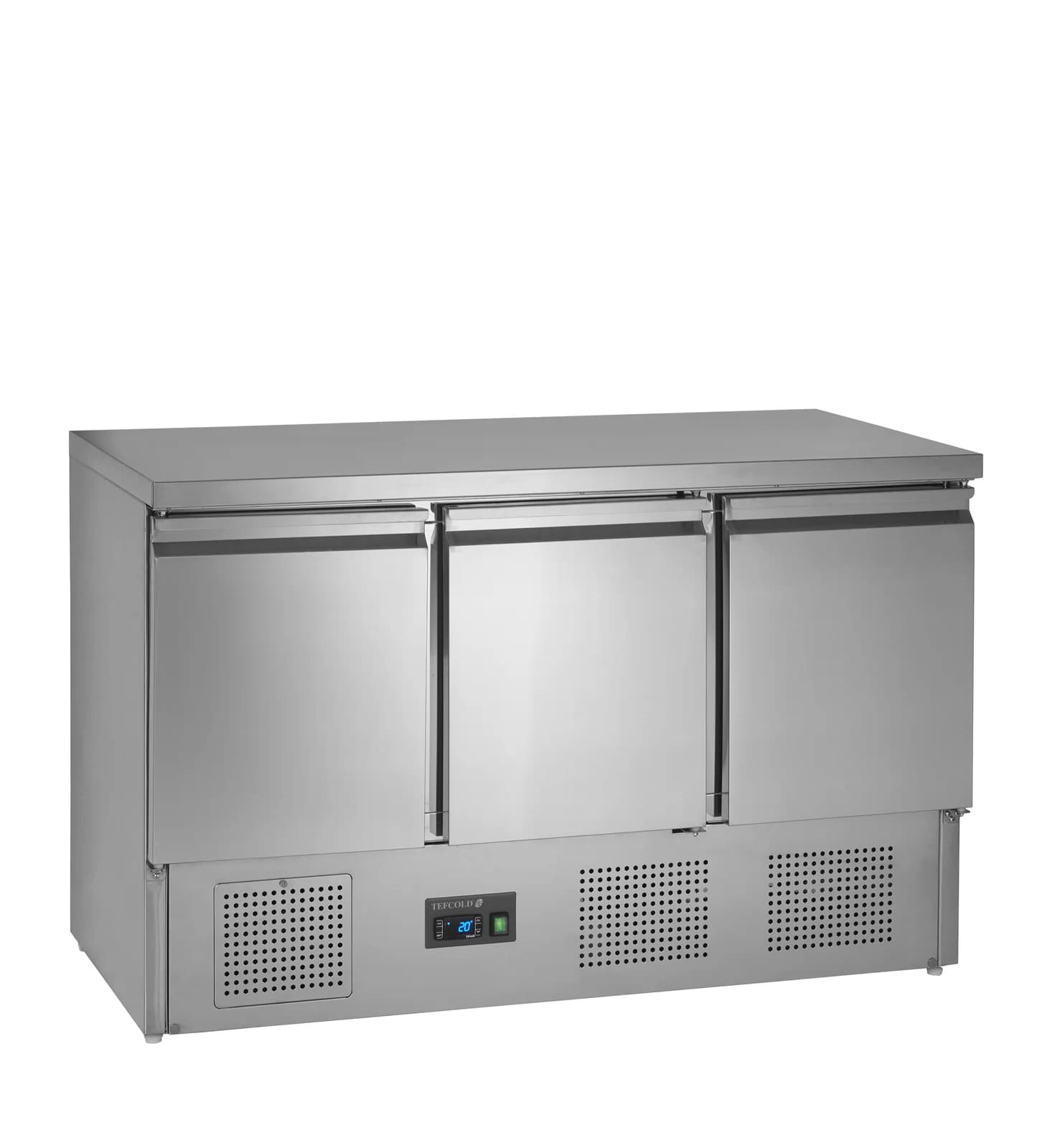 Saladetă TEFCOLD SA1365 S/S, 3 uși batante, lățime 1365 mm