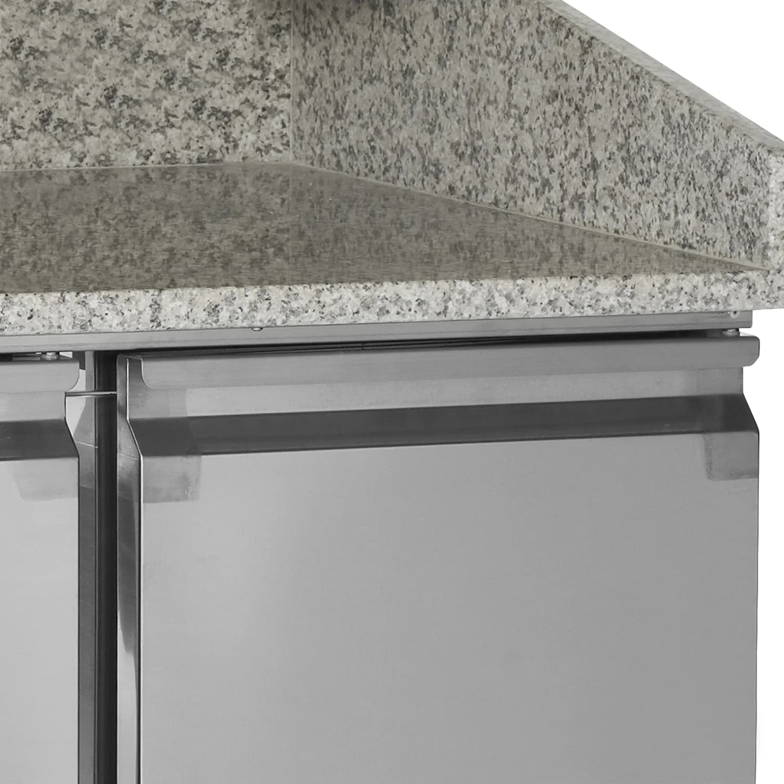 Masă rece pentru pizza TEFCOLD PT1200, 2 uși, 1510 mm, blat granit