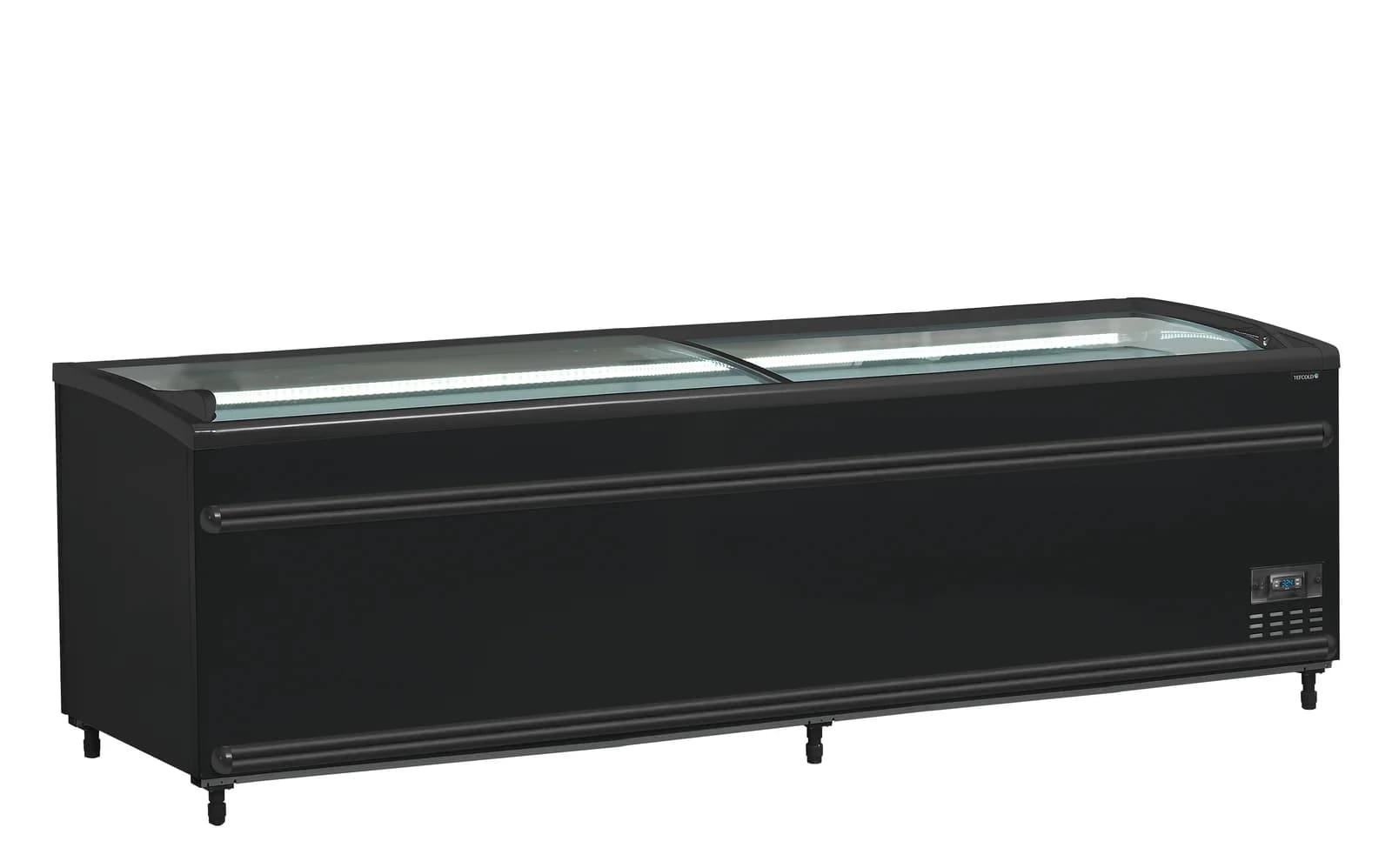 Vitrină frigorifică de congelare TEFCOLD SFI250B-CF VS, 718 l, neagră