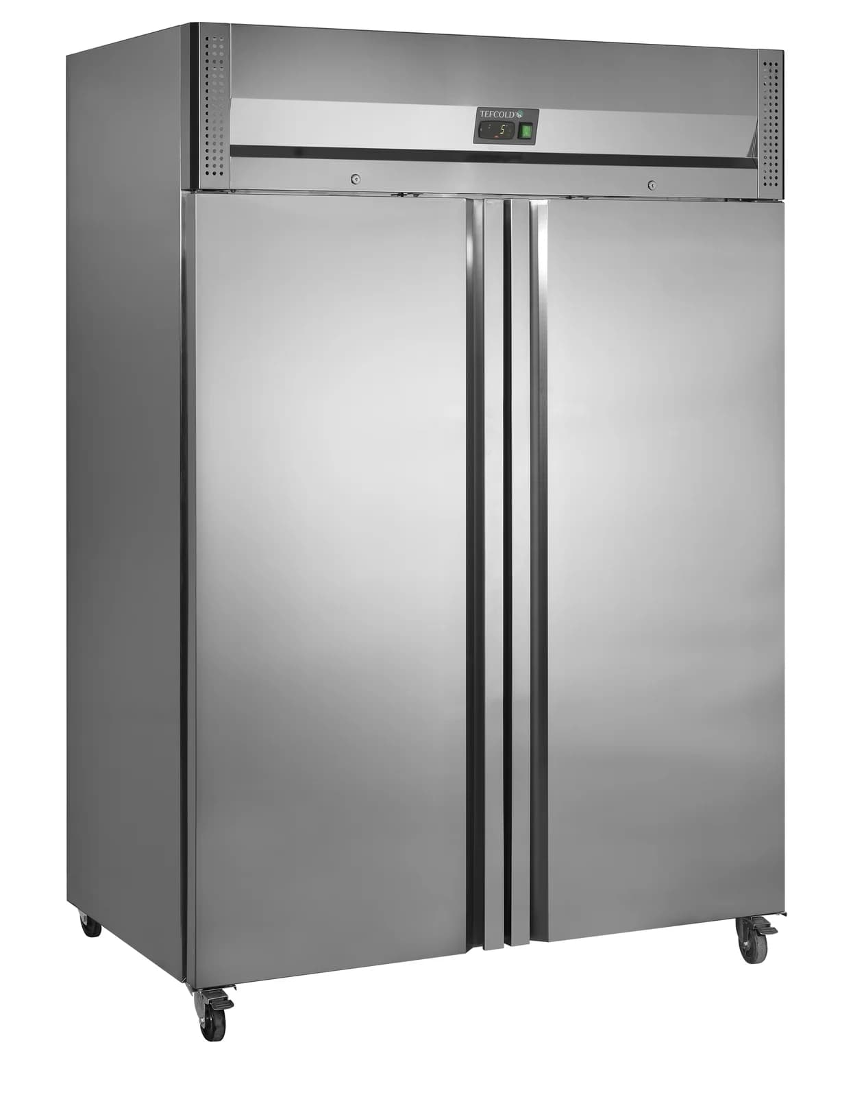 Dulap frigorific inox TEFCOLD RK1420X1, 2 uși pline, 954 l