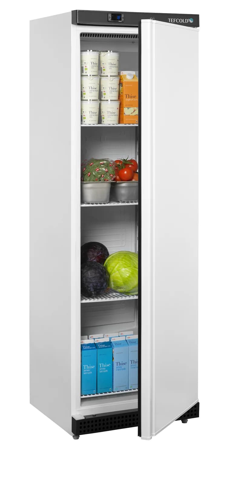 Dulap frigorific TEFCOLD UR400W1, 1 ușă plină, 239 l, alb