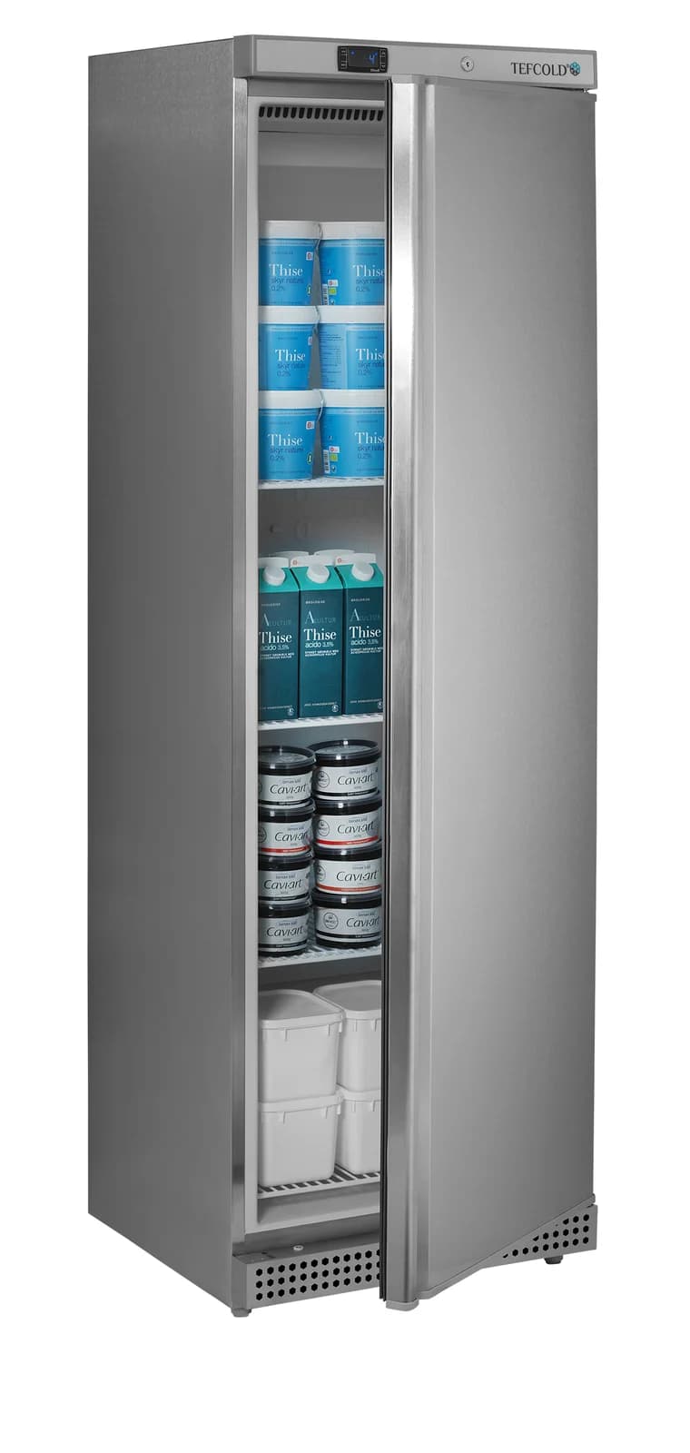 Dulap frigorific inox TEFCOLD UR400X1, 350 l, 1 ușă plină