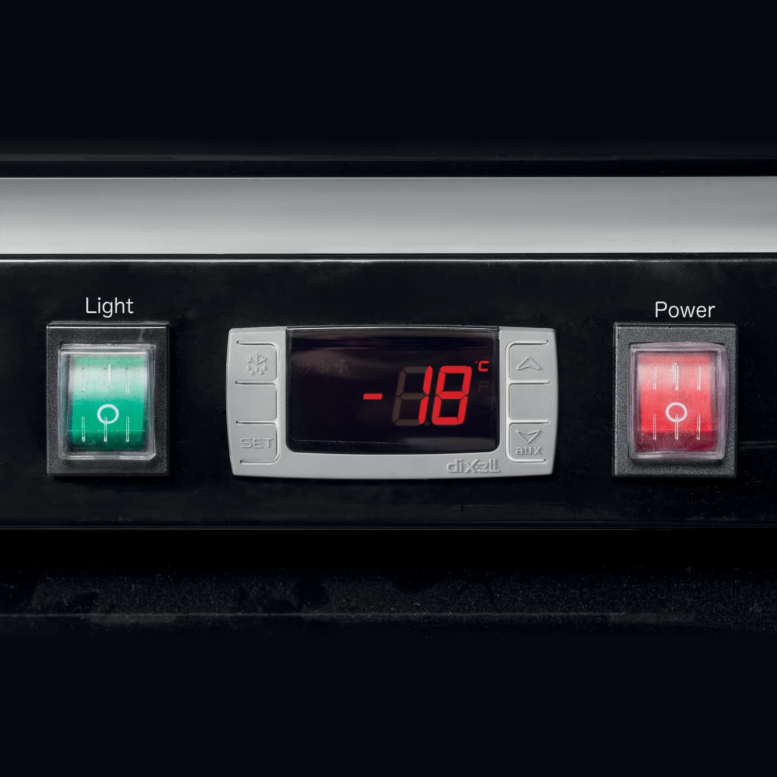 Congelator vertical TEFCOLD LGF7500, 3 uși din sticlă, 1436 l