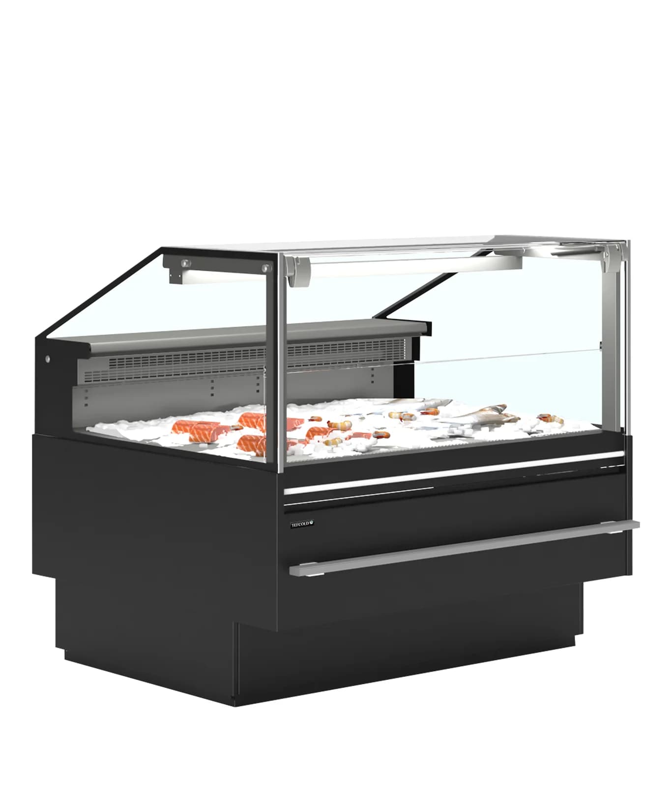 Vitrină frigorifică cu servire asistată TEFCOLD SOCA-F12590B pentru pește, 1298 mm