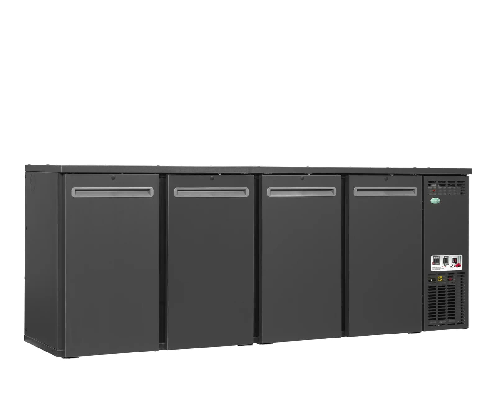 Vitrină frigorifică backbar TEFCOLD SCL-2222MU+, 574 l, 4 uși batante opace