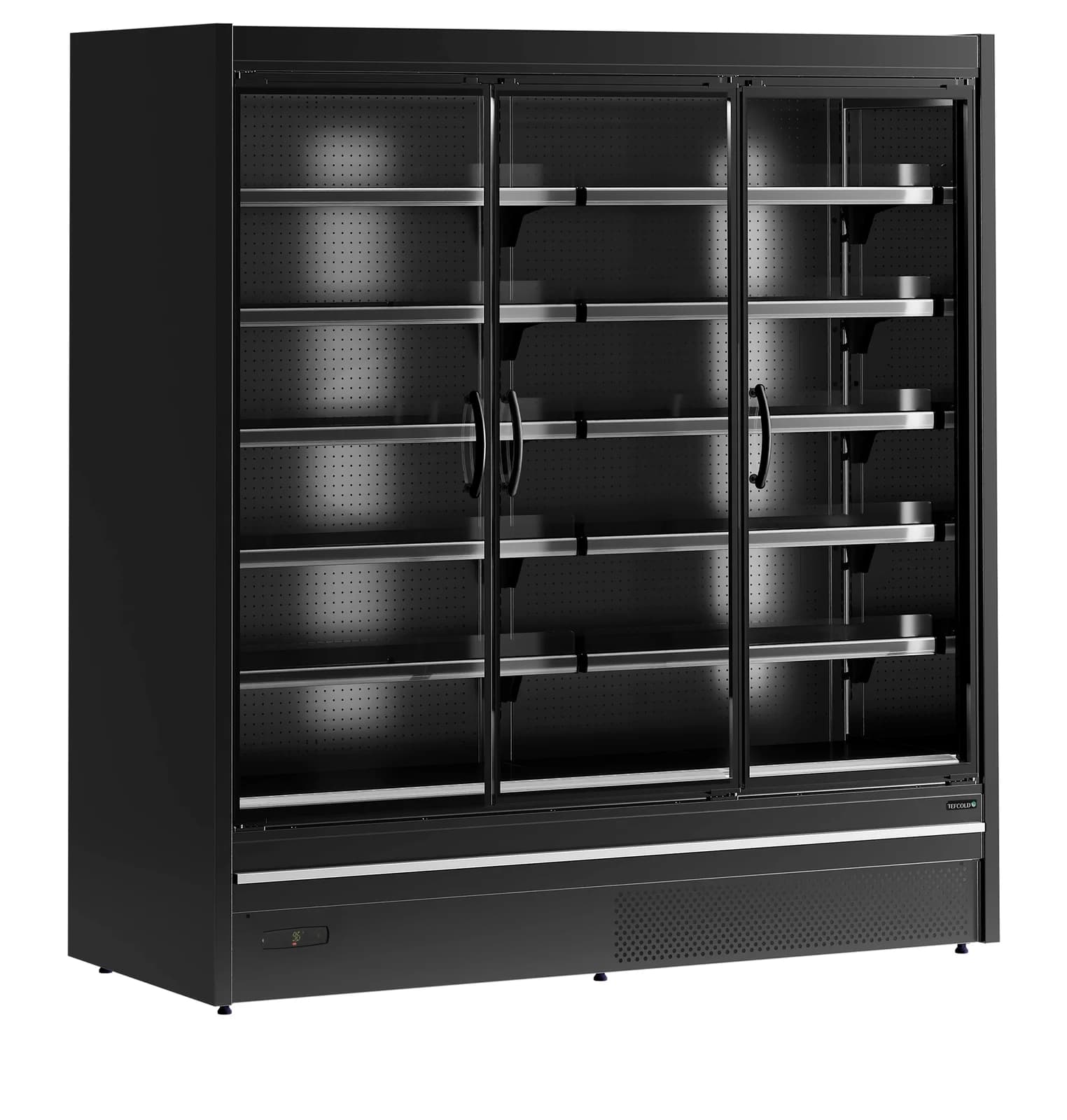 Raft frigorific multideck TEFCOLD MDCA1875HB-2, 3 uși din sticlă, 1110 l