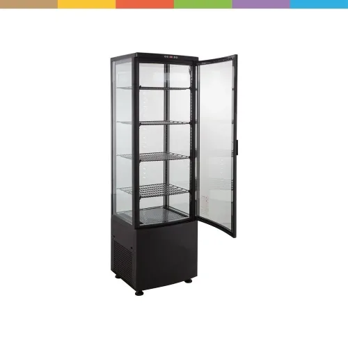 vitrina panoramica pentru expunere produse proaspete